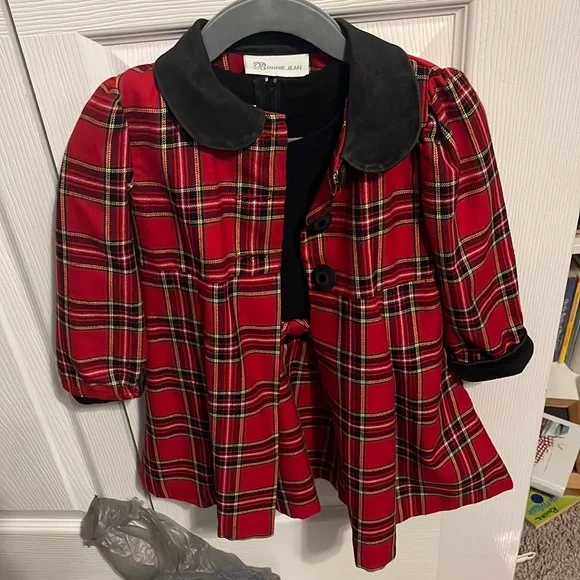 white christmas dresses Piper Smocked Plaid Dress – Bonnie Jean